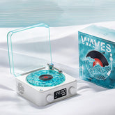 Retro Vinyl-Style Bluetooth Speaker (Bluetooth 5.0, 5W)